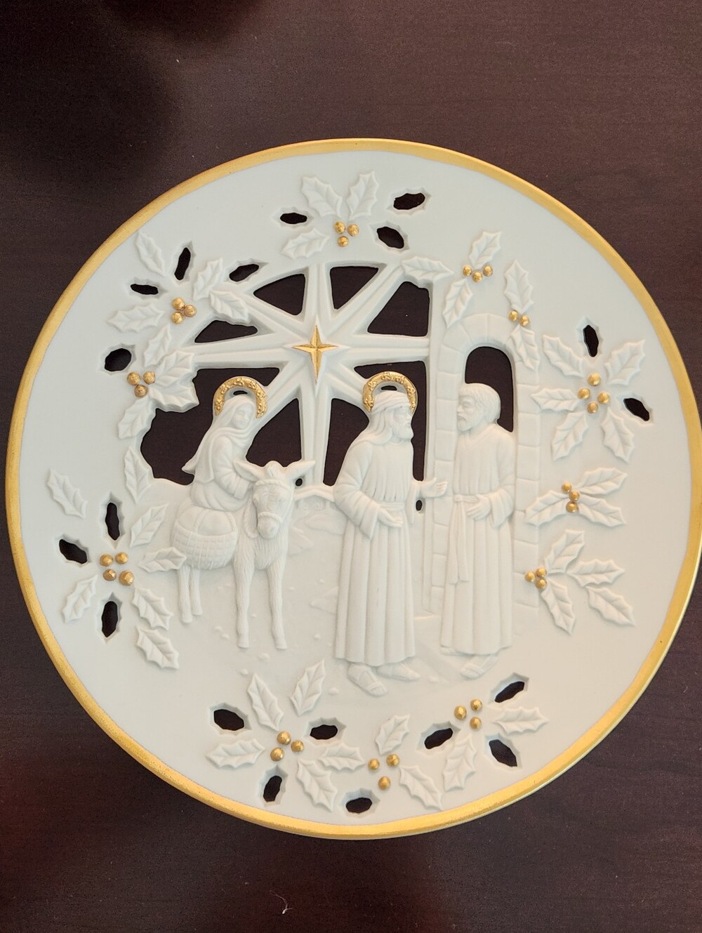 Lenox No Room At The Inn Porcelain Plate 1995